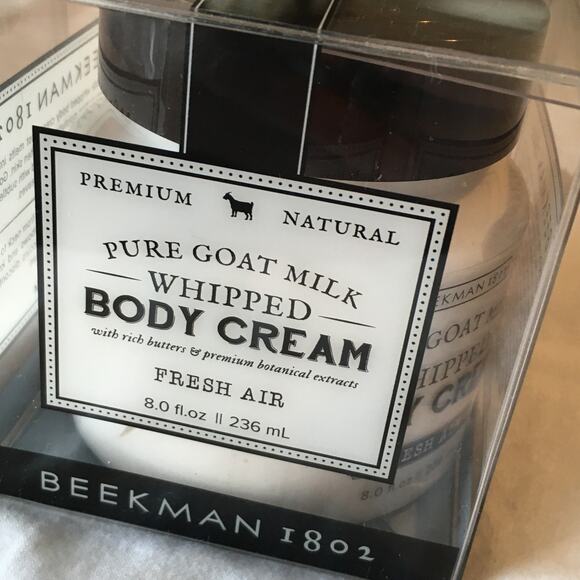 Beekman 1802 Fresh Air whipped body cream 8 oz made in the USA Goat milk NIB - Picture 1 of 6